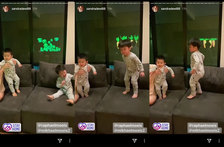 Bikin Pengin Cubit, Momen Kompak Raphael dan Mikhael Moeis Saat Nari Bareng Lucu Maksimal
