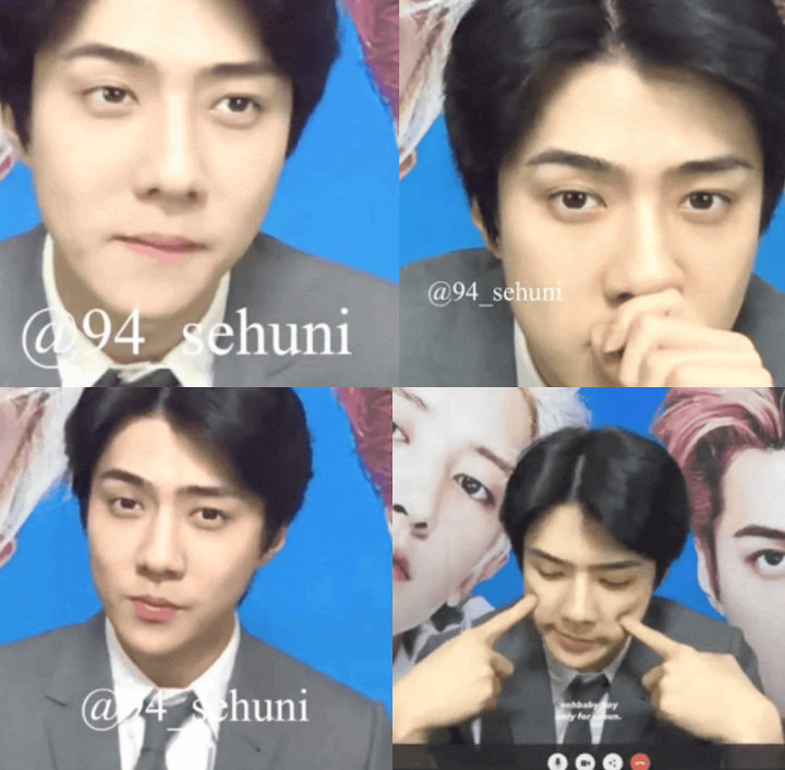 Penampilan Sehun EXO Kenakan Setelan Jas di Fansign Online Bikin Heboh