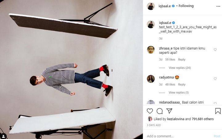 Iqbaal Ramadhan Memantaskan Diri