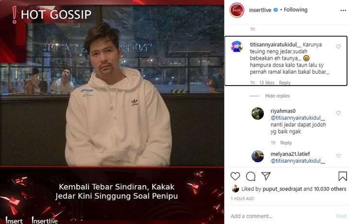 Ramalan Nyai Kidul Soal Jedar dan Richard Kyle
