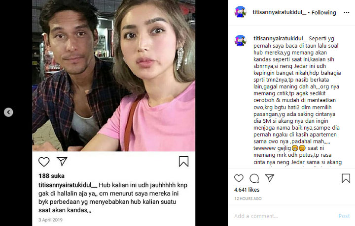 Titisan Nyai Ratu Kidul Sebut Jessica Iskandar Masih Cinta dan Ingin Perbaiki Hubungan dengan Richard Kyle