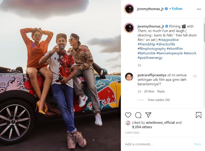 Jeremy Thomas Mendadak Pamer Foto Akrab Baim Wong dan Nikita Mirzani, Netter Curiga Ada Settingan