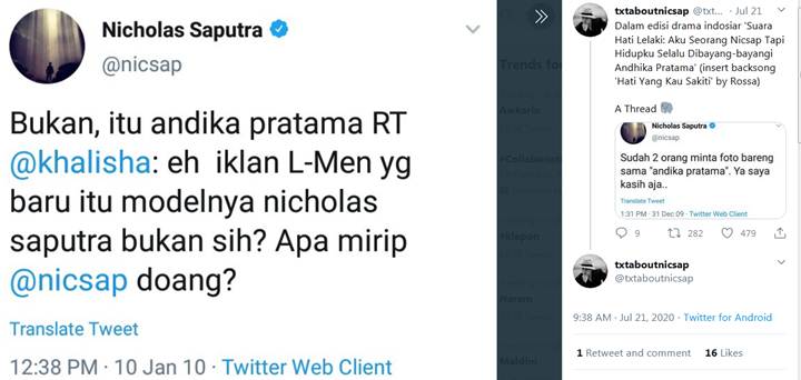 Curhatan Lawas Nicholas Saputra \'Kesal\' Dikira Andhika Pratama Kembali Curi Perhatian