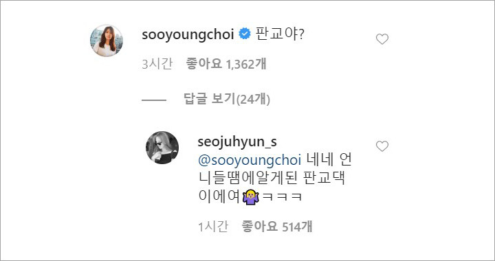 Sooyoung Komentari Foto \'Mesra\' Seohyun dan Go Kyung Pyo, Bilang Mirip Pengantin Baru