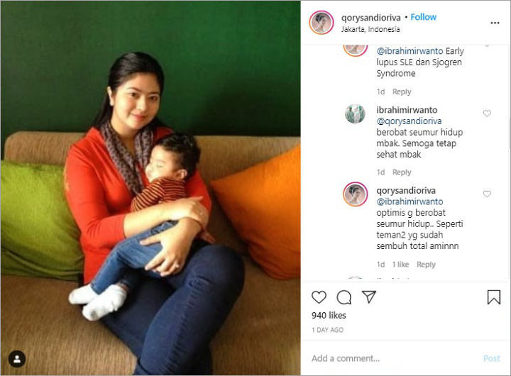 Qory Sandioriva Idap 2 Penyakit Akibat Autoimun, Harus Berobat Seumur Hidup?