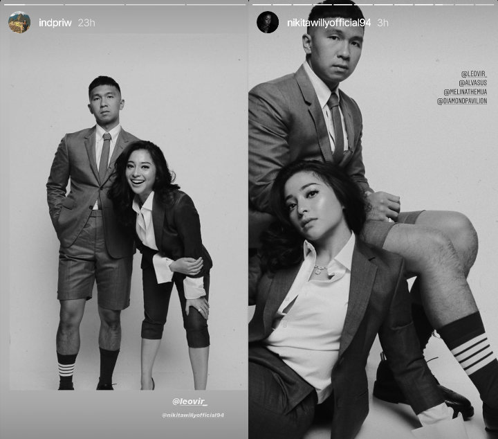 Nikita Willy Genggam Mesra Tangan Indra Priawan, Kode Sudah Sah?