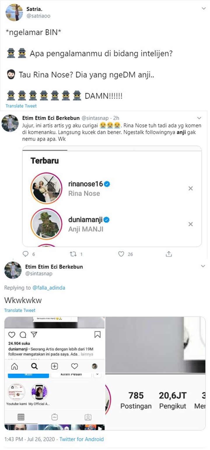 Dugaan Rina Nose