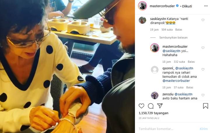 Diberi Perhiasan, Ibunda Deddy Corbuzier Malah Ngomel Takut Kerampokan