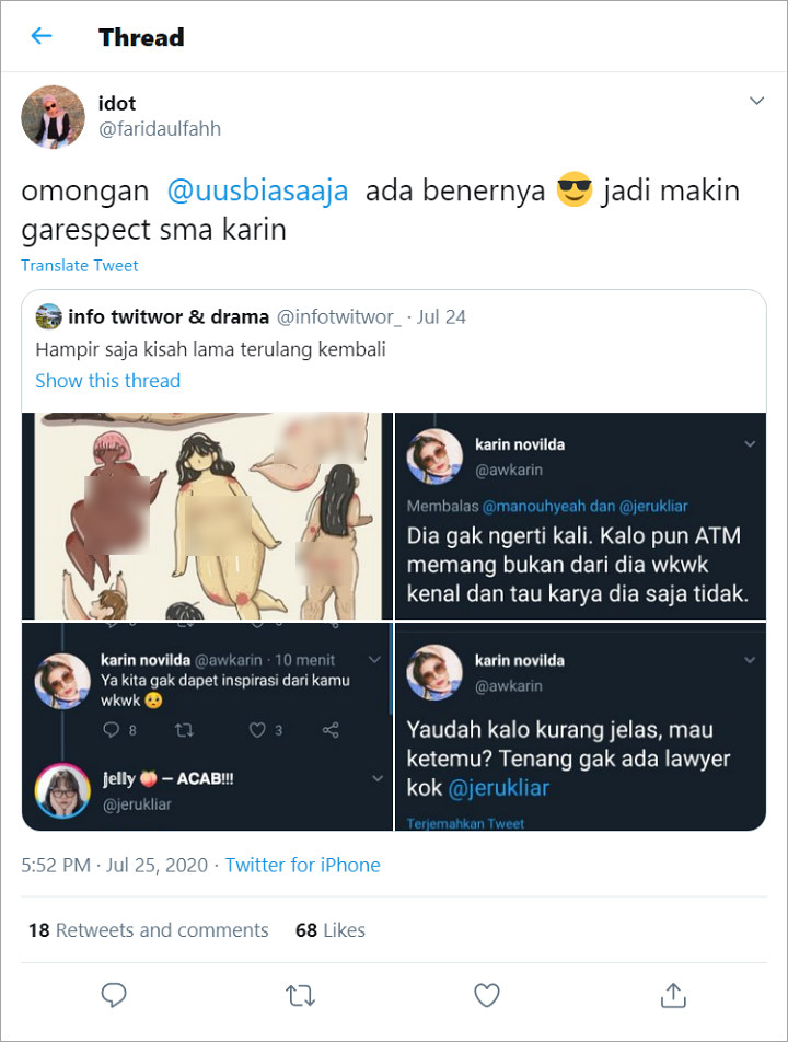 Awkarin Dituding Plagiat Desain, Uus Kembali Bahas Soal \'Pura-pura Baik\'
