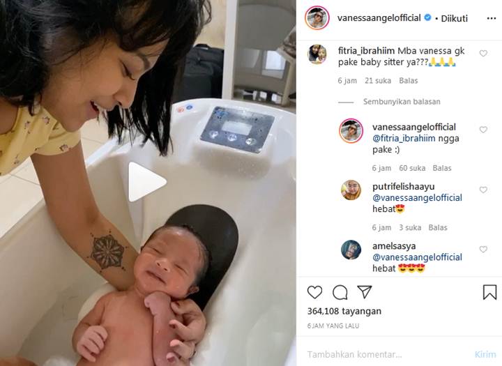 Vanessa Angel Ternyata Urus Bayi Tanpa Baby Sitter Banjir Pujian Selangit