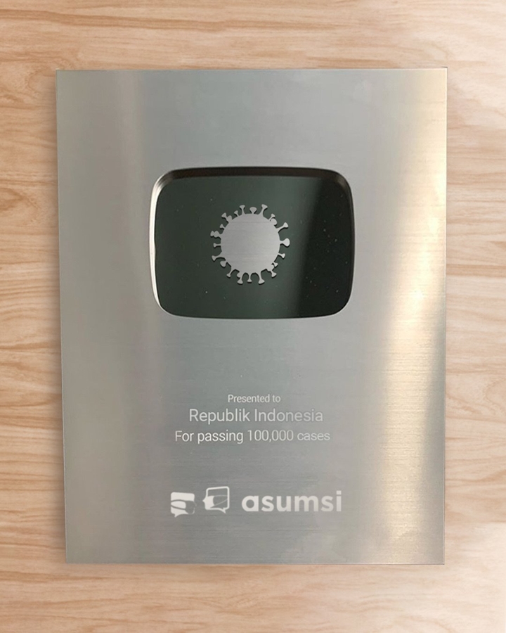 \'Silver Play Button\' Jadi Trending Usai Indonesia Catatkan 100 Ribu Lebih Kasus Positif Corona-1
