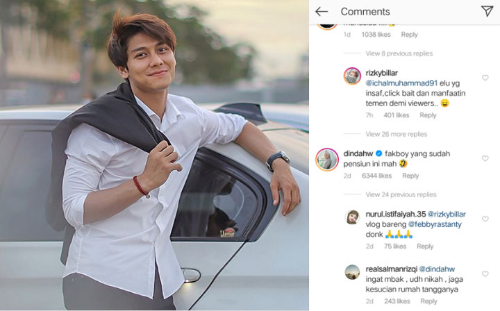 Komentari Postingan Terbaru Rizky Billar, Dinda Hauw Ramai Dikritik