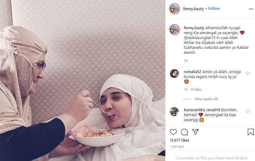 Ibunda Zaskia Sungkar Ungkap Harapan Ini Pasca Putrinya Jalani Operasi Transfer Embrio