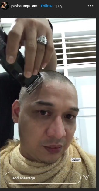 Usai Ditegur Mendagri Tito, Pasha Ungu Cukur Gundul Rambut Pirangnya