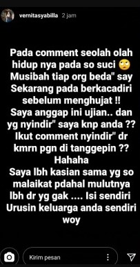 Berstatus Sebagai Saksi, Vernita Syabilla Balas Menohok Cibiran Netizen Soal Prostitusi Online
