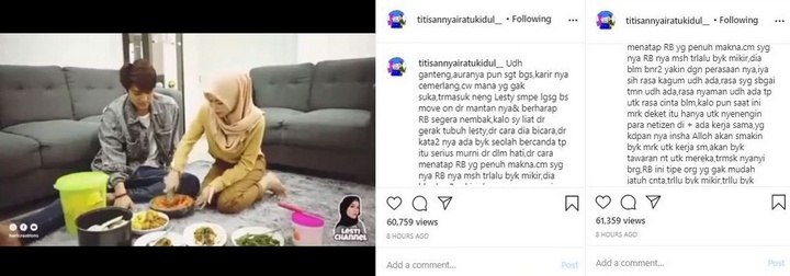 Ramalan Ending Cinta Lesty Kejora dan Rizky Billar