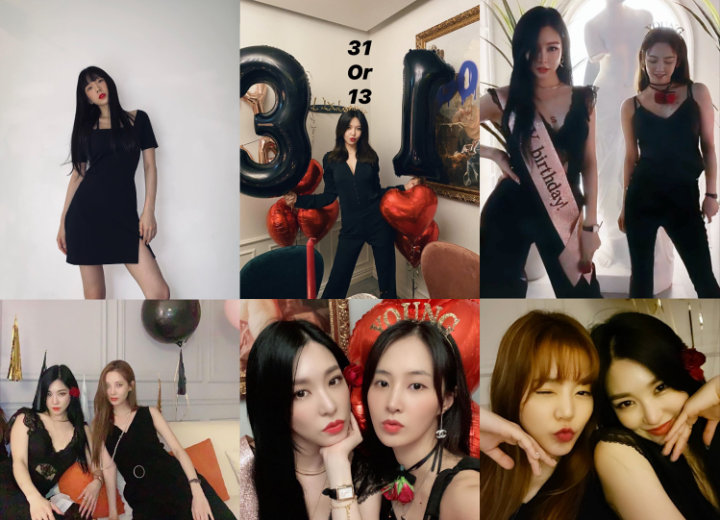 SNSD Serba Hitam di Pesta Ultah Tiffany