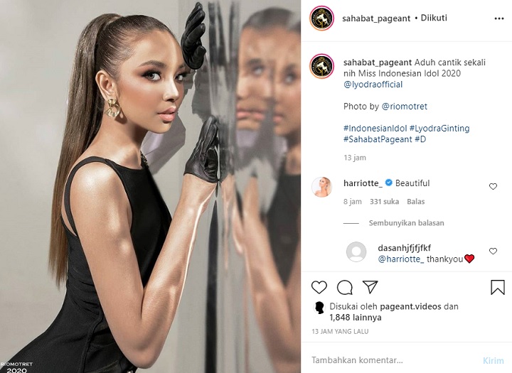 Lyodra Idol Dapat Pujian dari Miss International UK 2019