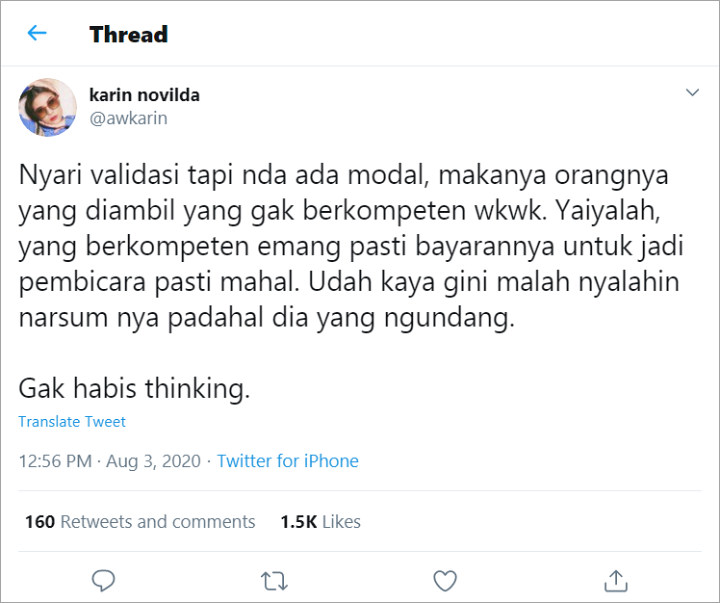 Awkarin Sindir Anji \'Gak Modal\' Soal Konten Vlog Obat Covid-19