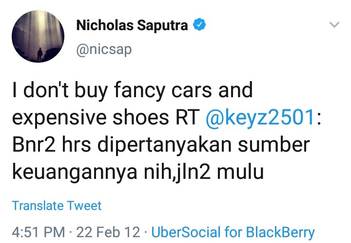 Nicholas Saputra Disindir Karena Travelling Terus