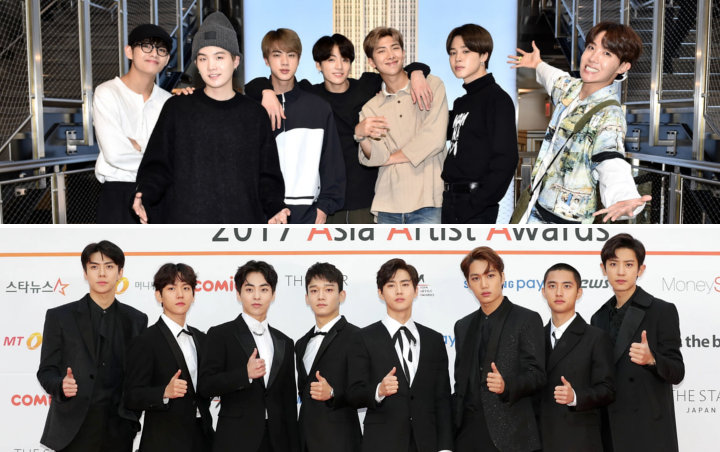 Fenomena Langka, Begini Akurnya Fandom BTS dan EXO Saling Beri Dukungan
