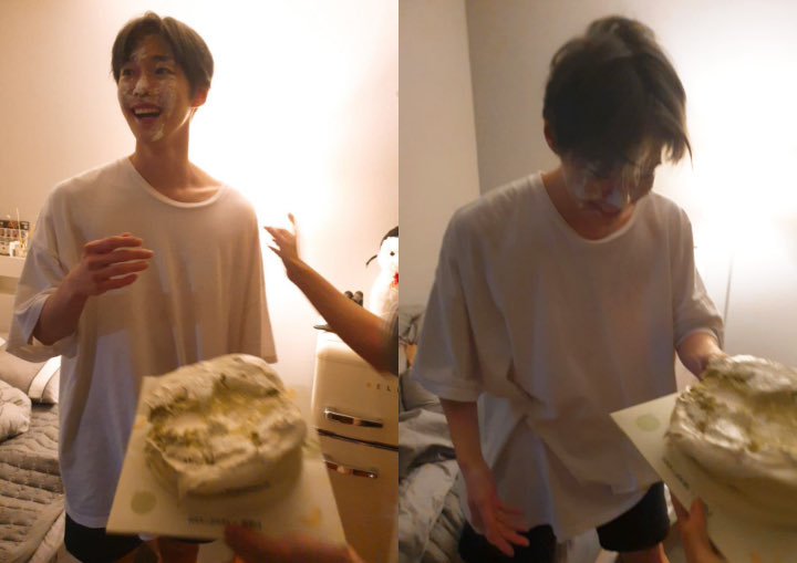 Rasa Penasaran Fans Kenapa Wajah Doyoung NCT Belepotan Kue Ultah Mark Akhirnya Terjawab