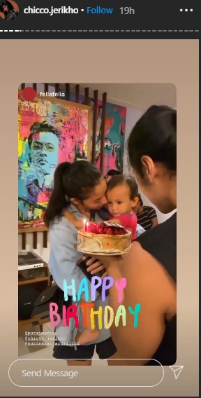Chicho Jericho Sambut Hari Ulang Tahun Putri Marino Dengan Cara Romantis Ini