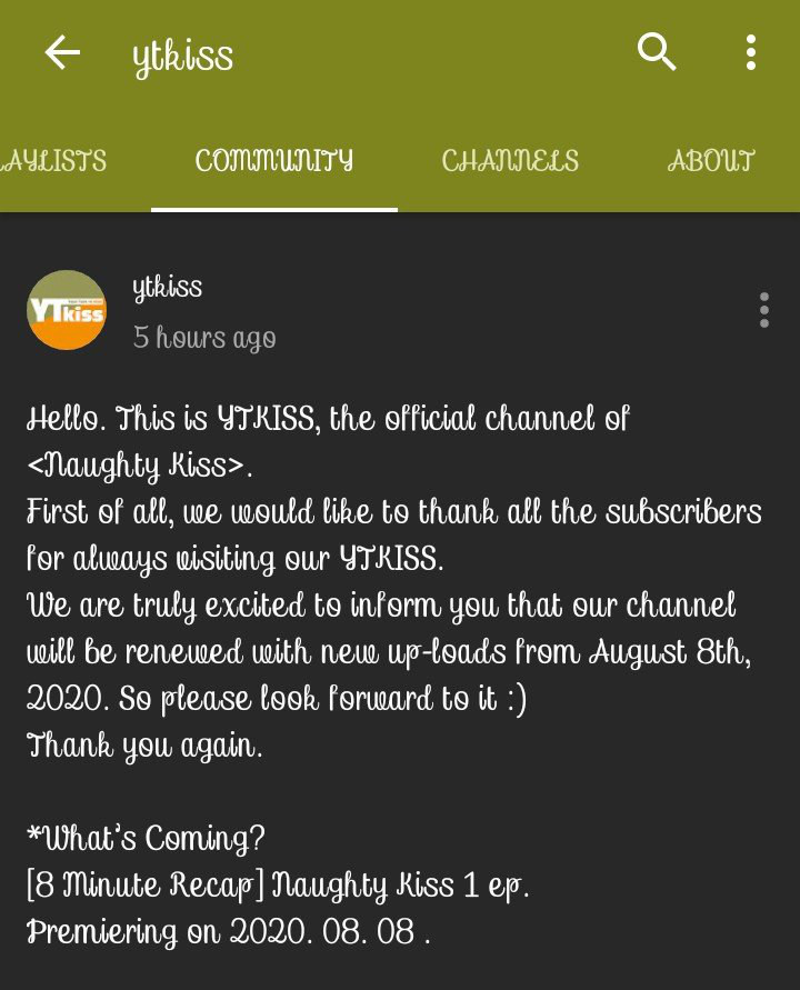 Channel YouTube \'Playful Kiss\' Bikin Heboh Kembali Aktif Usai 10 Tahun, Ada Apa?