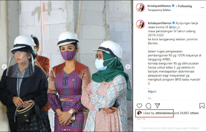 Reaksi Putri Tiri