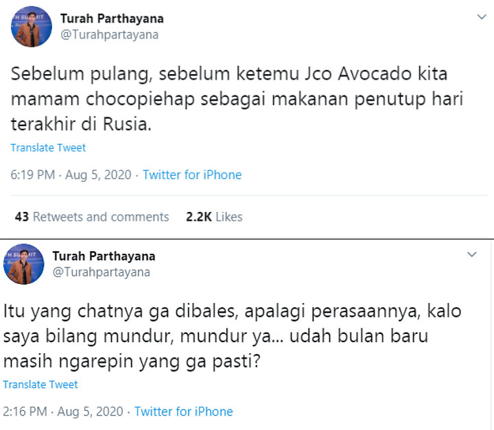 Twitter Turah Parthayana