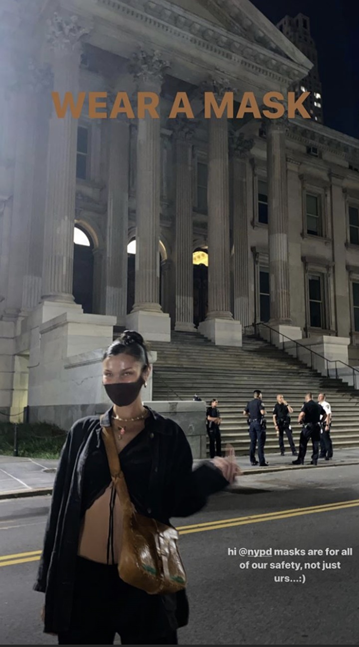 Bella Hadid Sindir NYPD