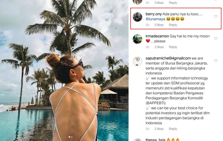 Pamer Punggung Mulus Saat Pakai Baju Renang, Luna Maya Malah Diejek Panuan