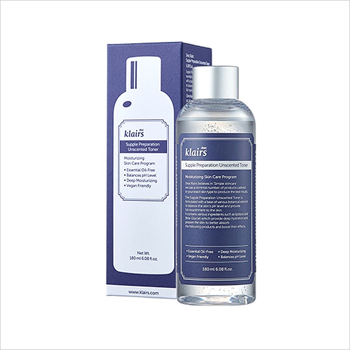 Klairs Supple Preparation Unscented Facial Toner