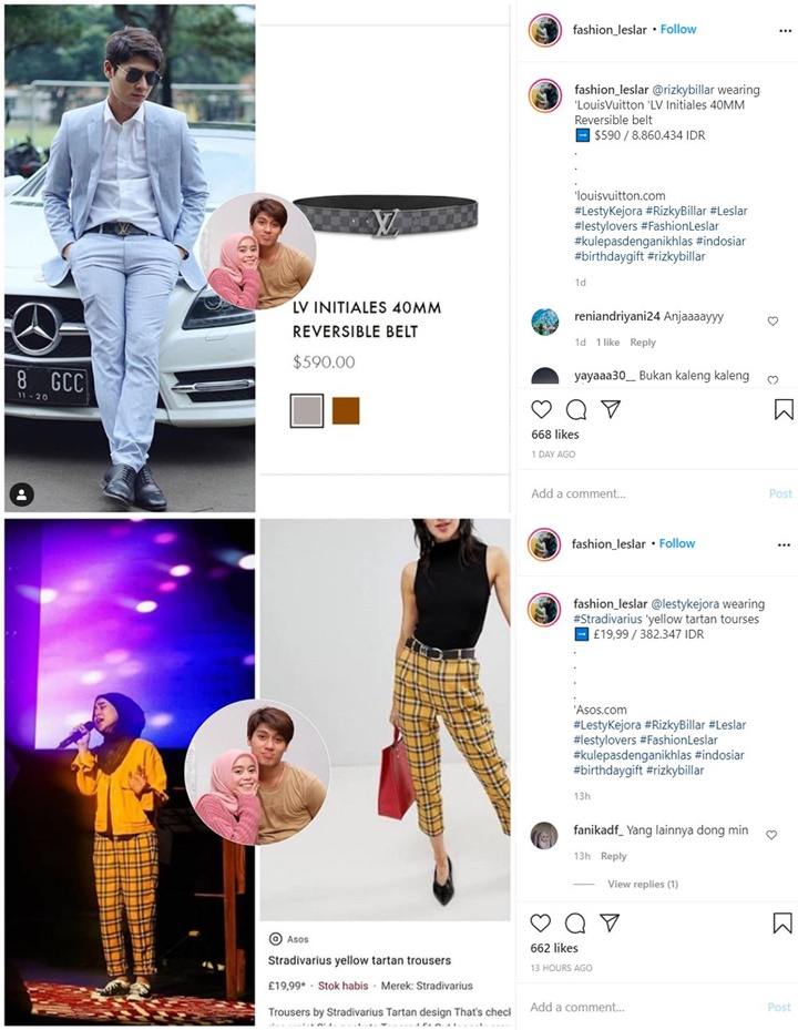 Harga Sepatu Lesty Kalah Jauh dari Rizky Billar, Sifat Sederhana Ramai Dipuji