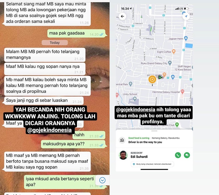 Viral Driver Ojol Lecehkan Penumpang, Minta Dikirimi Foto Tanpa Busana