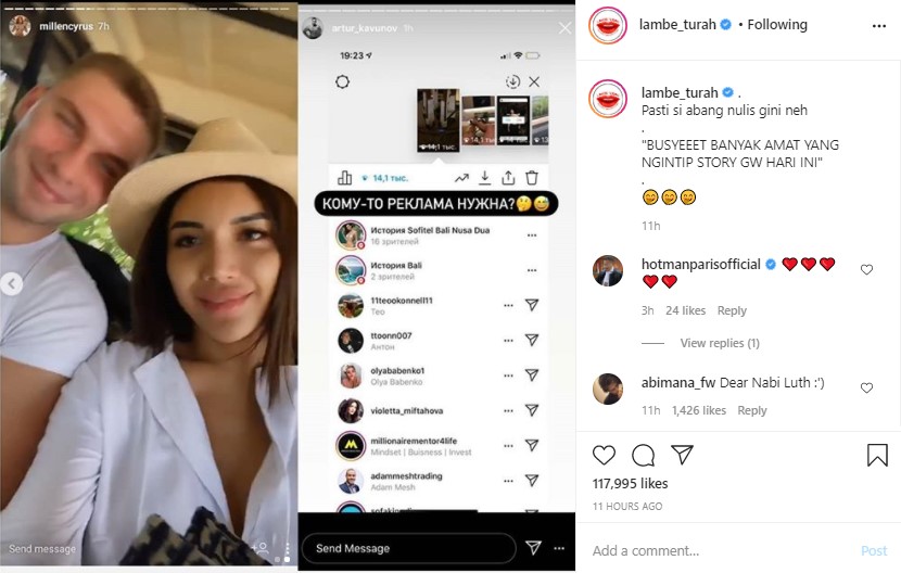 Pasca Dirangkul Millendaru, Begini Reaksi \'Pacar\' Bule Saat Tahu Story-nya Jadi Banjir Viewers