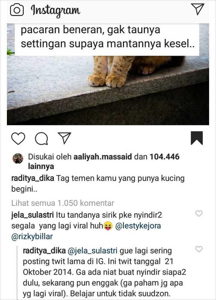 Singgung Soal Hubungan Settingan, Raditya Dika Ngamuk Dituduh Iri Hingga Sindir Rizky Billar-Lesty