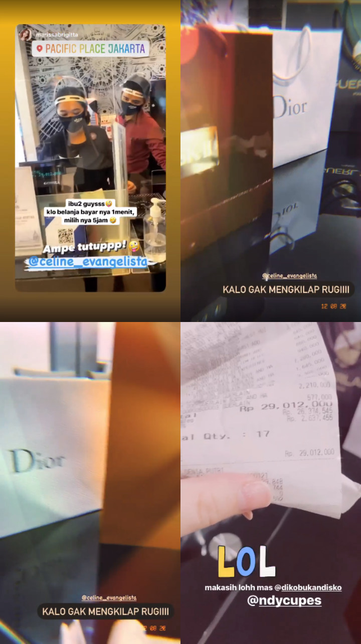 Kegiatan Celine di Jakarta
