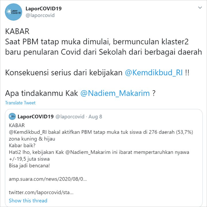 Pembukaan Sekolah, Sejumlah Daerah \'Panen\' Kasus Baru COVID-19