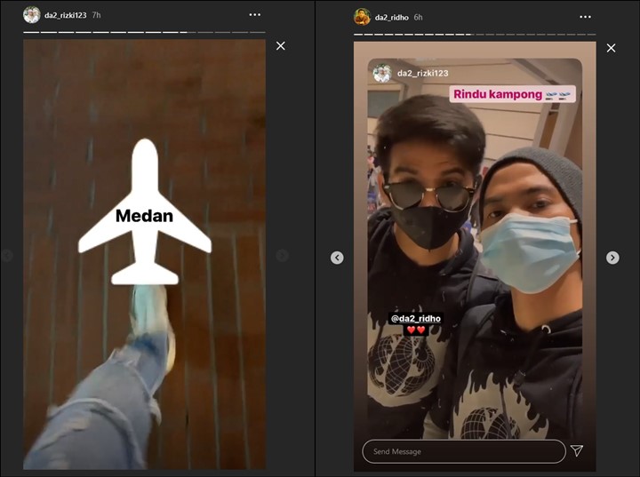 Rizki-Ridho Mudik