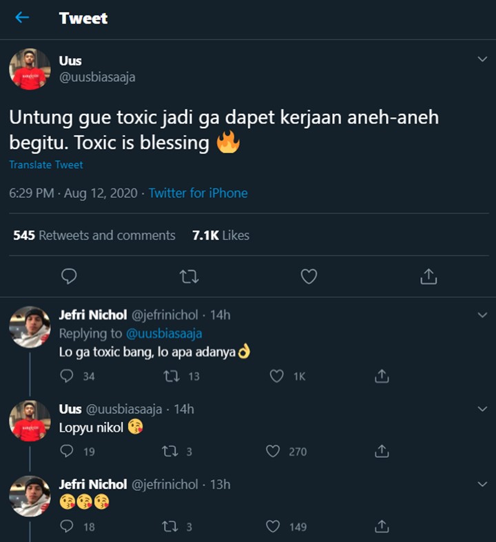 Uus Merasa Toxic Dibanding Gritte Agatha yang Santun