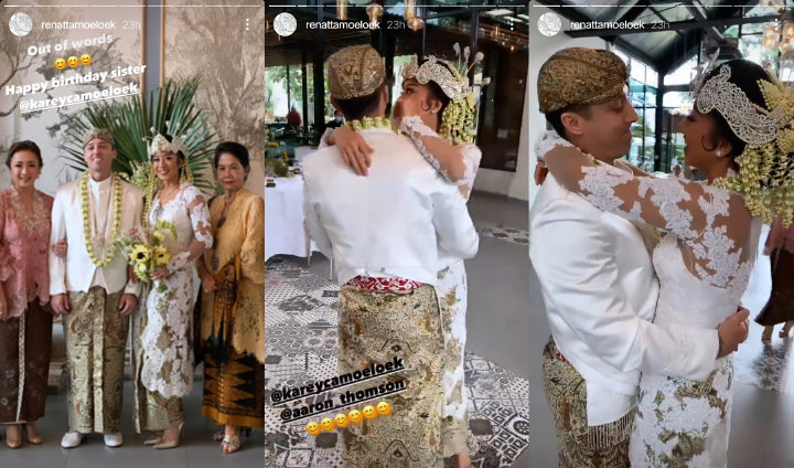 Bagikan Momen Romantis Pernikahan Sang Kakak, Chef Renatta Jadi Baper Sendiri