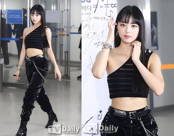 SOBA 2020: Dandanan Cantik Yuna ITZY Umbar Pinggang Tuai Pujian Selangit