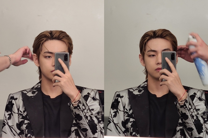 Foto Baru V BTS Tanpa Filter Bikin Netizen Kalang Kabut Saking Gantengnya