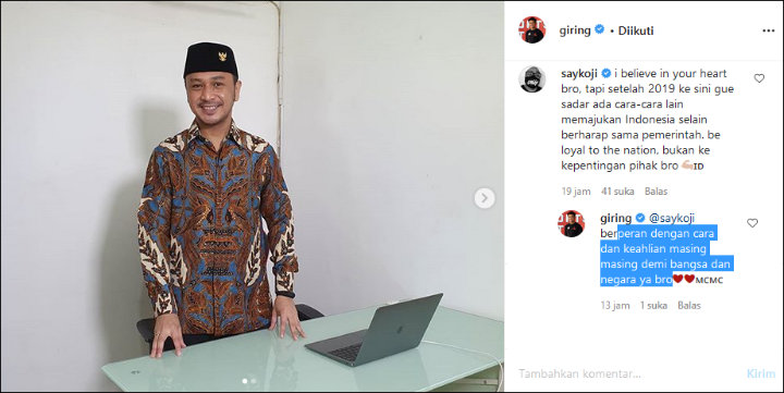 Postingan Giring Di HUT RI
