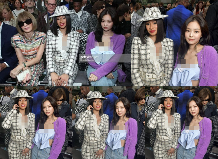Foto Jennie BLACKPINK Bareng Cardi B Jadi Sorotan, Busana Dikritik Kurang Oke