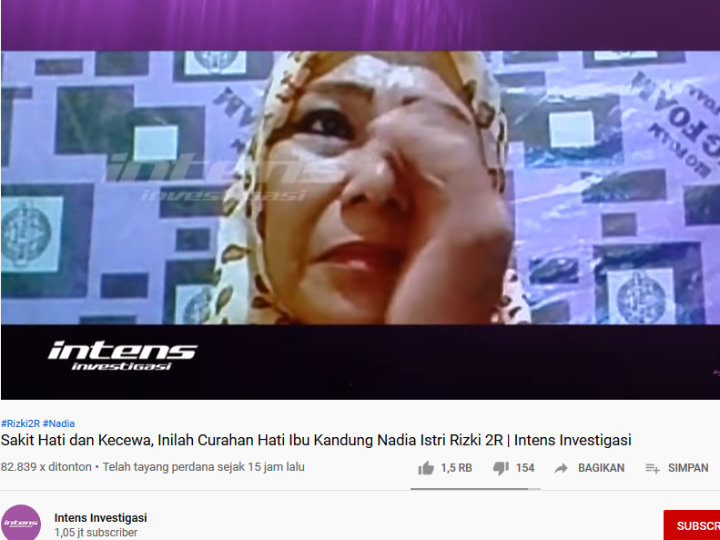 Ibu Nadya Curhat ke Media