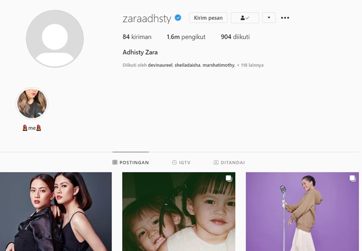 Adhisty Zara Hapus Bio Instagram, Status Brand Ambassador Dicabut Imbas Video Skandal?