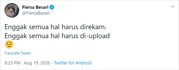 Nasihat Fiersa Besari