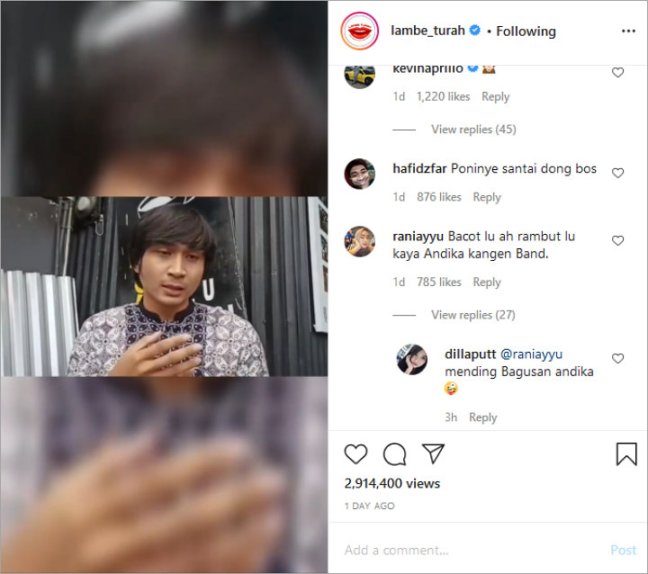 Penampilan Lutfi Agizal